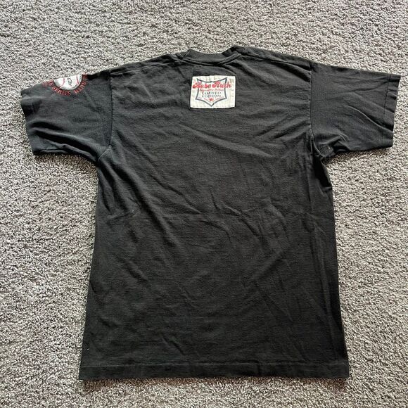 Vintage 1994 The Babe Ruth Signature Series T Shirt Limited Edition Black Sz L - Picture 4 of 10